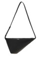 Black leather Triangle crossbody bag JIL SANDER (J26WG0071P9176)