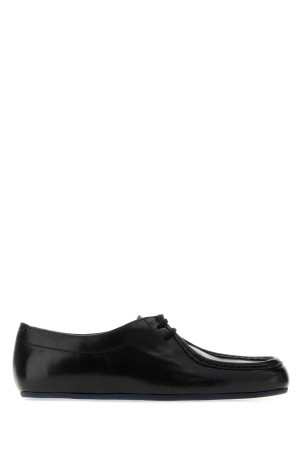 Black leather Hood lace-up shoes JIL SANDER (J32ZJ0026P7698)