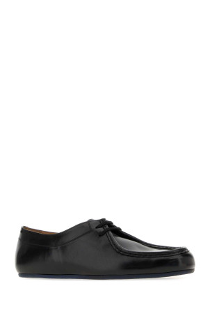Black leather Hood lace-up shoes JIL SANDER (J32ZJ0026P7698)
