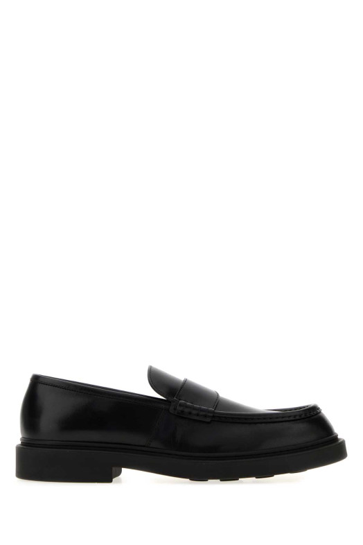 Black leather loafers JIL SANDER (J33WR0027P7690)