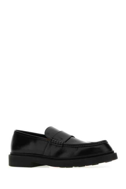 Black leather loafers JIL SANDER (J33WR0027P7690)