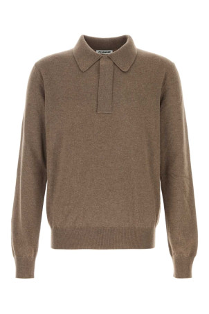 Mud wool polo shirt JIL SANDER (J61GL0003J14823)