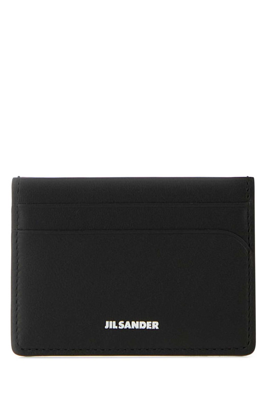 Black leather card holder JIL SANDER (J68VL0003P5458)