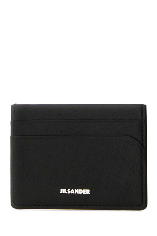 Black leather card holder JIL SANDER (J68VL0003P5458)