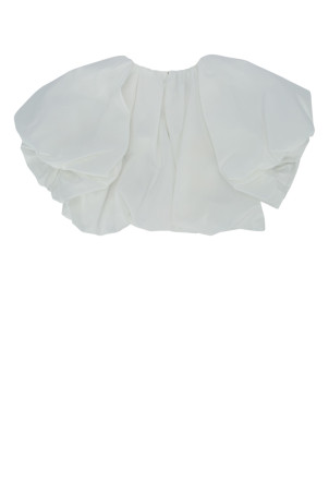 TOP POPELINE GESSO White FENDI KIDS (JFC149AEXZ)