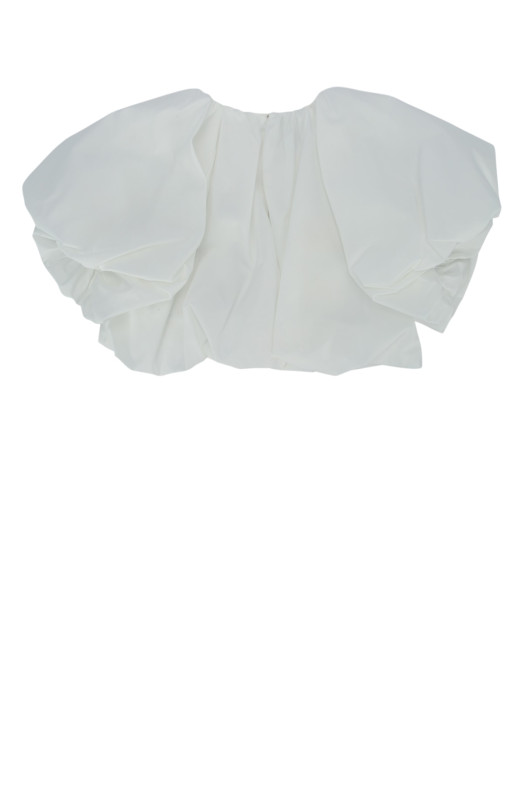 TOP POPELINE GESSO White FENDI KIDS (JFC149AEXZ)