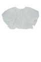 TOP POPELINE GESSO White FENDI KIDS (JFC149AEXZ)