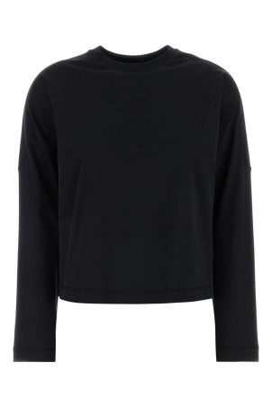 Midnight blue cotton t-shirt HERNO LAMINAR (JG00061DL52132)