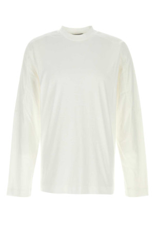 White cotton t-shirt Black HERNO LAMINAR (JG00074UL52132)