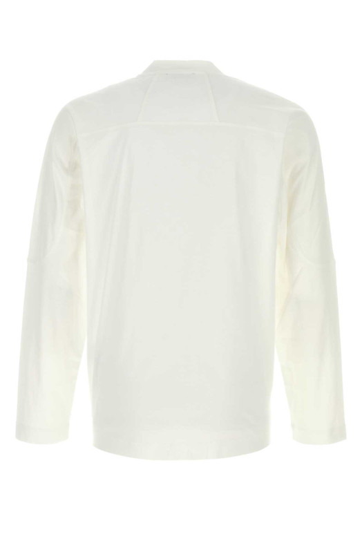 White cotton t-shirt Black HERNO LAMINAR (JG00074UL52132)