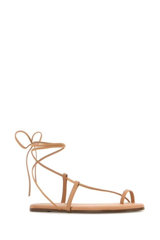 Skin pink leather Jo sandals TKEES (JO)