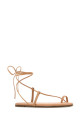 Skin pink leather Jo sandals TKEES (JO)