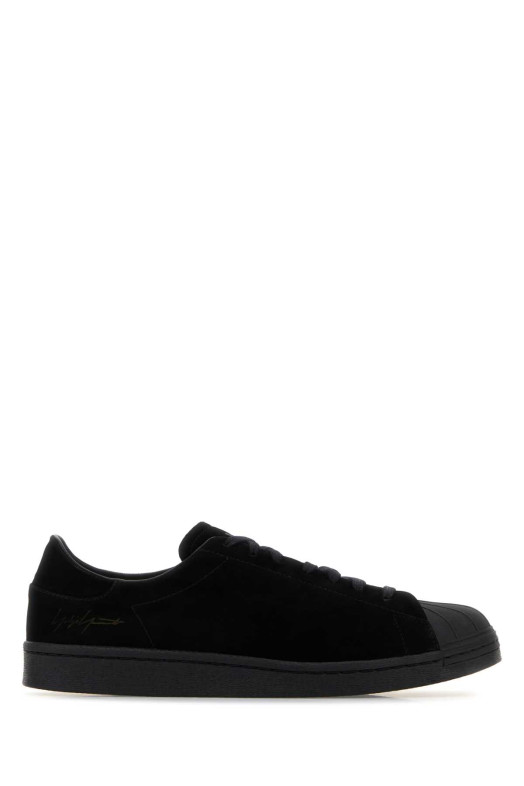Black suede Kuro Superstar sneakers Black Y3 KURO (JS4375)