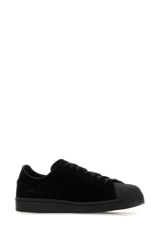 Black suede Kuro Superstar sneakers Black Y3 KURO (JS4375)
