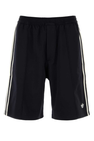 Black stretch twill Adidas x Wales Bonner bermuda shorts ADIDAS (KD0308)