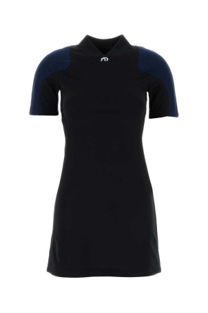 Black polyester Adidas by Miaou mini dress Black ADIDAS BY MIAOU (KD1484)