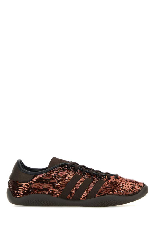 Кросівки Adidas X Wales Bonner з декоративними елементами на тканині, коричневі ADIDAS (KH8798) ADIDAS ORIGINALS