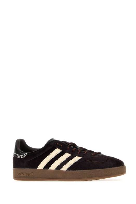 Кроссовки Adidas x Wales Bonner Gazzelle из телячьей кожи шоколадного цвета ADIDAS BY WALES BONNER (KK3640)