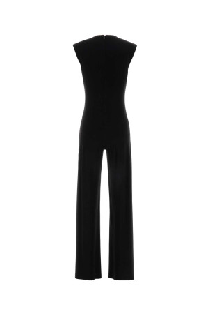 Black jersey jumpsuit NORMA KAMALI (KK425JPL304)