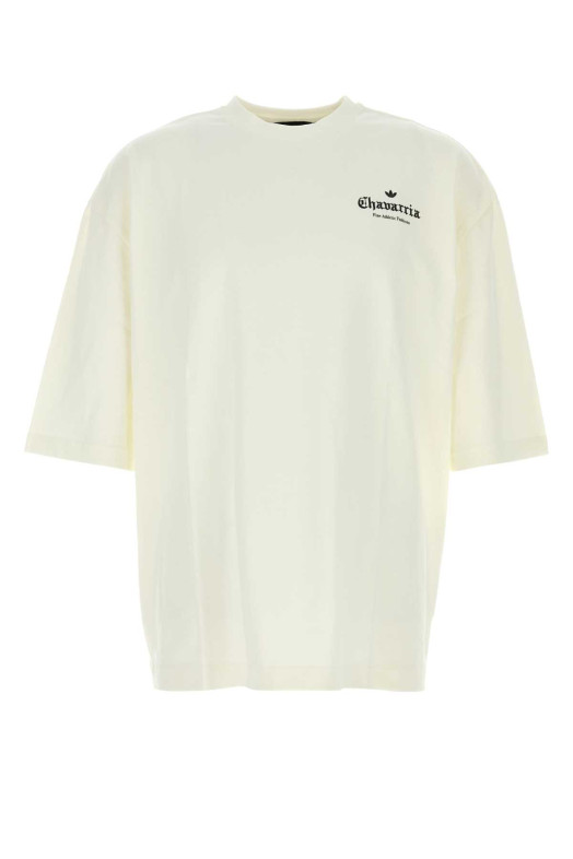 Ivory cotton Adidas by Willy Chavarria oversize t-shirt Beige ADIDAS BY WILLY CHAVARRIA (KR8687)