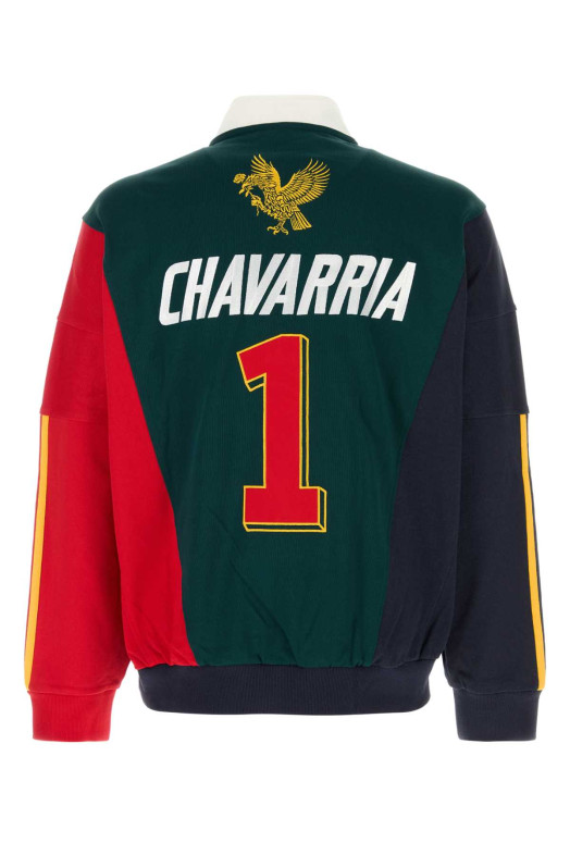 Двухцветная толстовка из хлопковой смеси Adidas by Willy Chavarria, Уотсонвилл ADIDAS BY WILLY CHAVARRIA (KV1996)