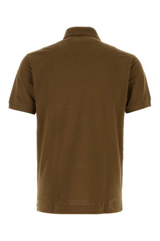 Короткорукавна сорочка-поло коричневого кольору LACOSTE (L1212)