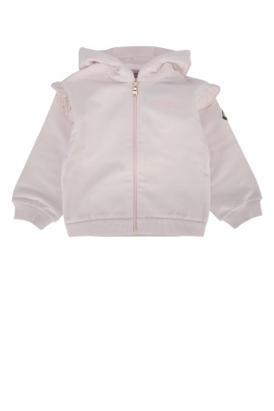Комплект трикотажной одежды розового цвета MONCLER JR (L19518M0000689B9Y)