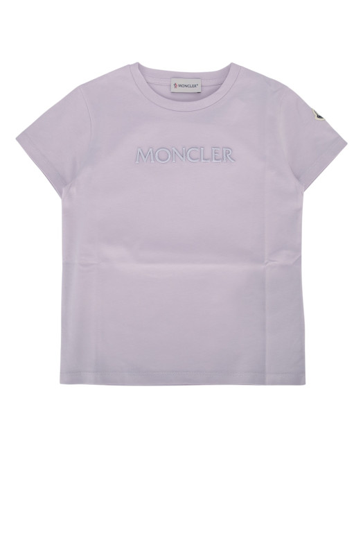Футболка SS синего цвета MONCLER JR (L19548C0000989AT9)