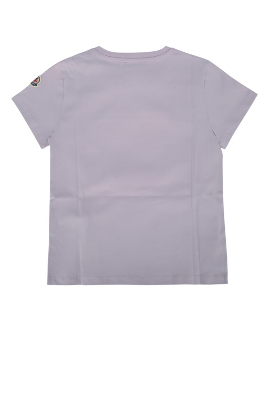 Футболка SS синего цвета MONCLER JR (L19548C0000989AT9)