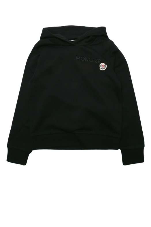 Свитшот с капюшоном, чёрный, MONCLER JR (L19548G0001189AKM)