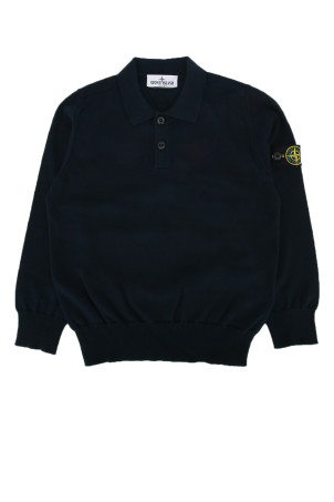 LS POLO Black STONE ISLAND KIDS (L1S165100008S00B2)