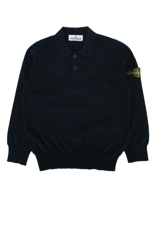 LS POLO Black STONE ISLAND KIDS (L1S165100008S00B2)