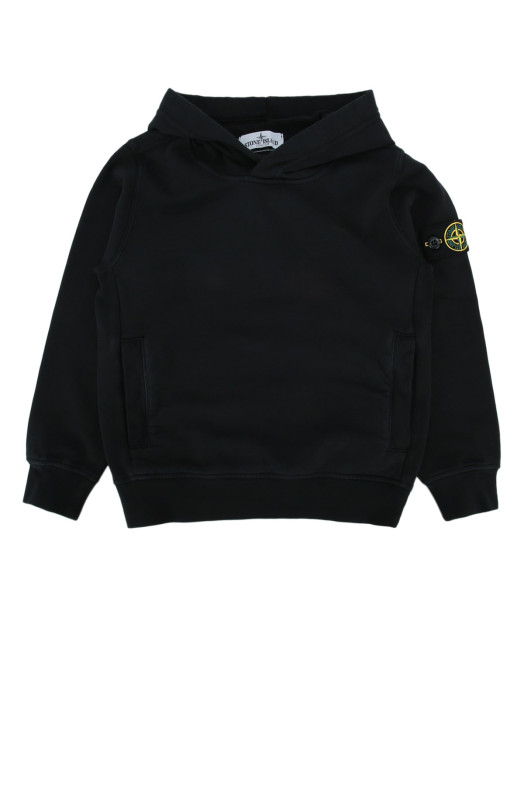 HOODIE SWEATER Black STONE ISLAND KIDS (L1S166100014S0040)