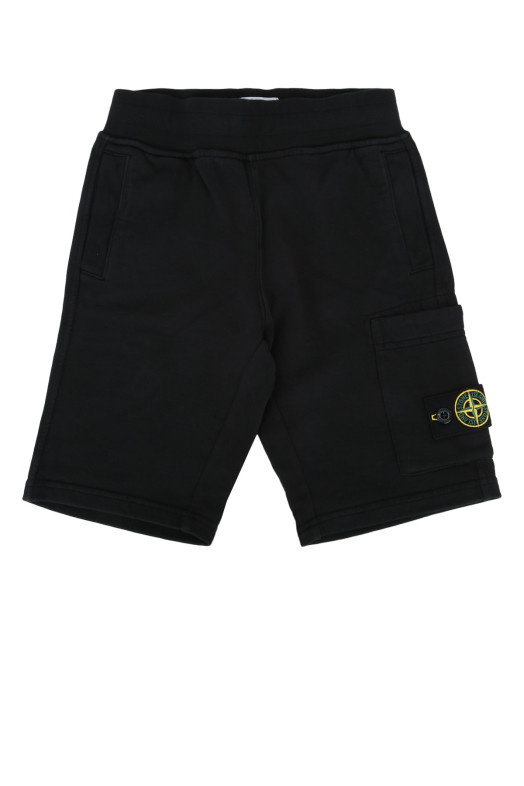 Спортивные штаны черного цвета STONE ISLAND KIDS (L1S166200006S0040) STONE ISLAND JUNIOR