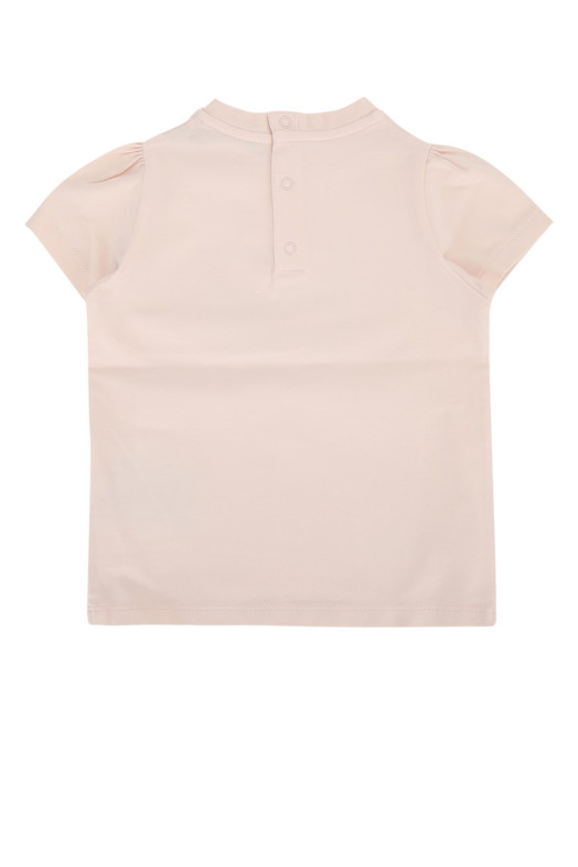 Футболка SS рожевого кольору MONCLER JR (L29518C0000789AUM)