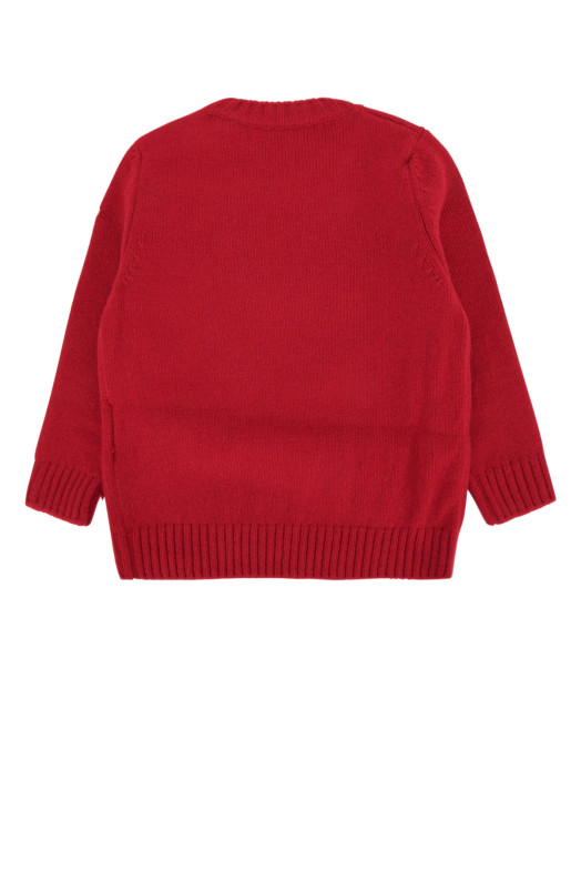 Свитшот с круглым вырезом, красный, MONCLER JR (L29519C00002M4281)