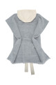 Пальто CAPE серого цвета MONCLER JR (L29543G00005N0218)