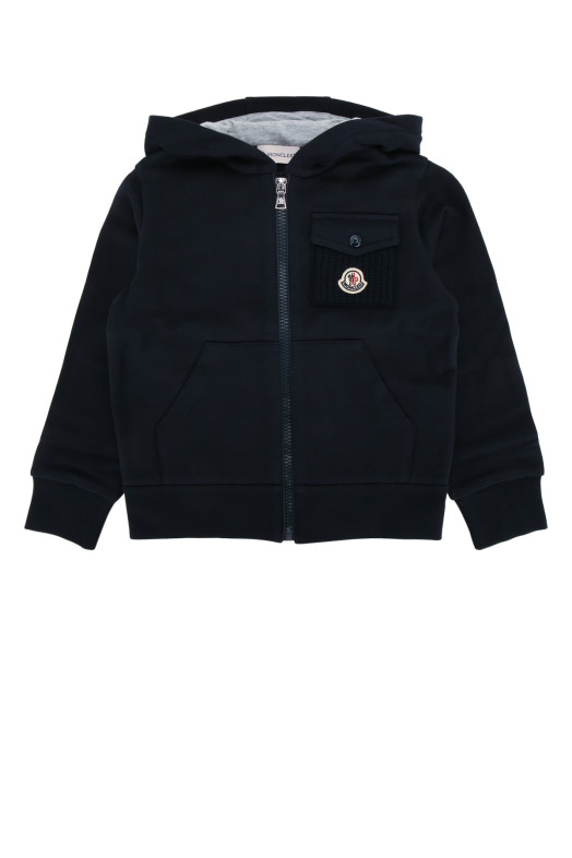 ZIP UP CARDIGAN Blue MONCLER JR (L29548G00011899PS)