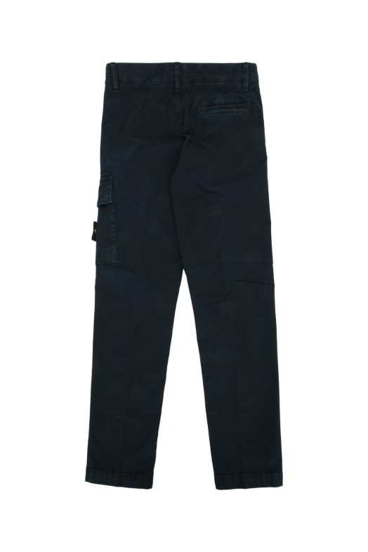 БРЮКИ синие STONE ISLAND KIDS (L2S163100003S0198) STONE ISLAND JUNIOR