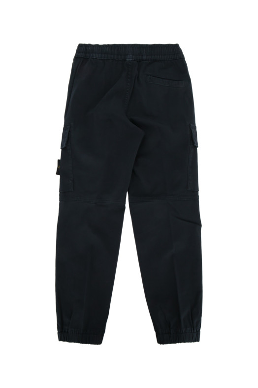 БРЮКИ черные STONE ISLAND KIDS (L2S163100006S0012) STONE ISLAND JUNIOR