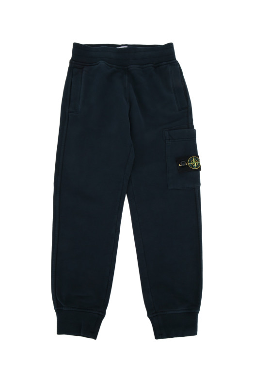 Спортивные штаны черного цвета STONE ISLAND KIDS (L2S166200002S0A20) STONE ISLAND JUNIOR