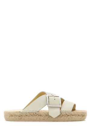 White leather Paula s Ibiza Petal slippers White LOEWE PAULA'S IBIZA (L616283X28)