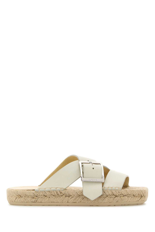 White leather Paula s Ibiza Petal slippers White LOEWE PAULA'S IBIZA (L616283X28)