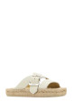 White leather Paula s Ibiza Petal slippers White LOEWE PAULA'S IBIZA (L616283X28)
