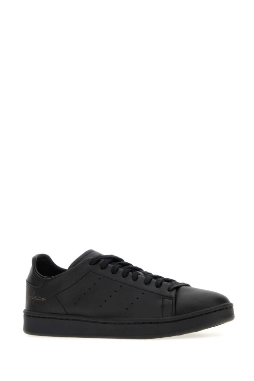 Чорні шкіряні кросівки Stan Smith від Y3 YAMAMOTO (LA6686)