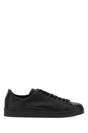 Black leather sneakers Black Y3 YAMAMOTO (LA6691)