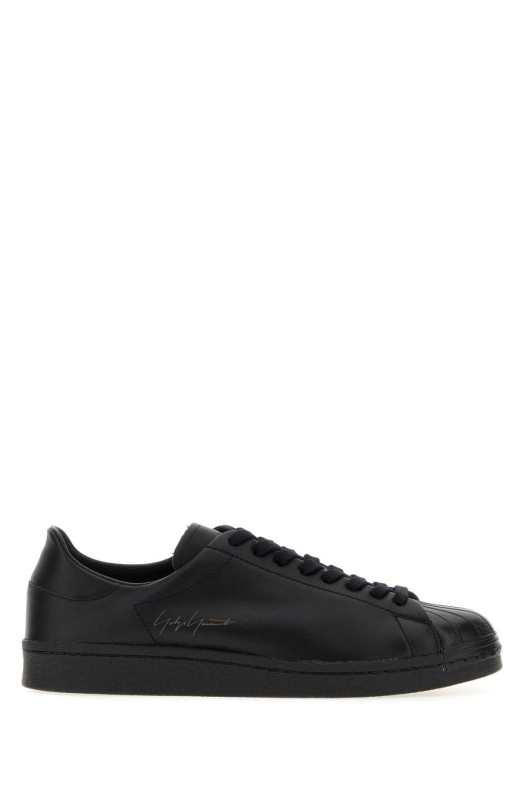 Black leather sneakers Black Y3 YAMAMOTO (LA6691)