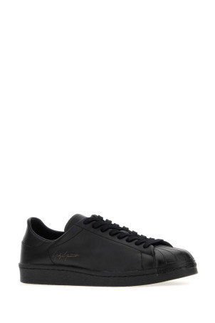 Black leather sneakers Black Y3 YAMAMOTO (LA6691)