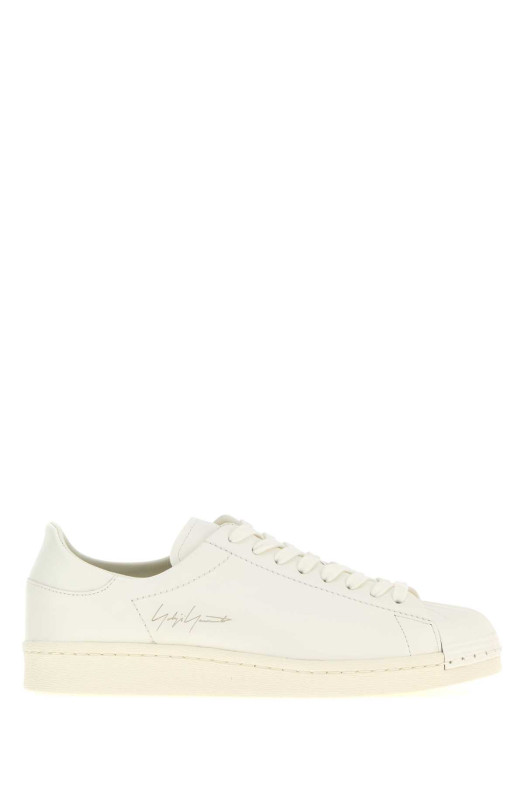 White leather Y3 Superstar sneakers Beige Y3 YAMAMOTO (LA6692)