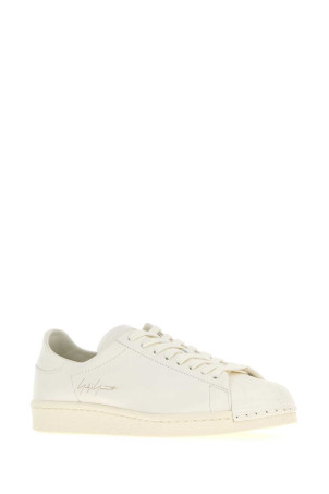 White leather Y3 Superstar sneakers Beige Y3 YAMAMOTO (LA6692)